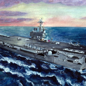 USS Bush Print