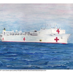 USNS Comfort Print