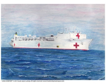 USNS Comfort Print