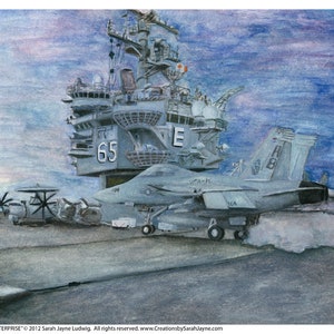 CVN-65 USS ENTERPRISE Print