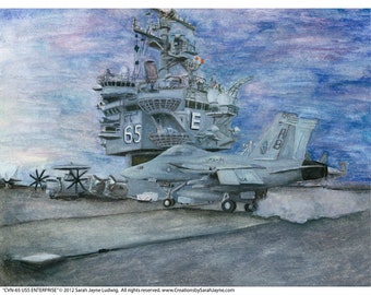 CVN-65 USS ENTERPRISE Print