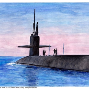 On the Missile Deck Print