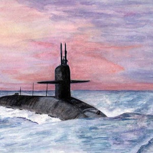 Ohio Class Warriors Submarine set of Five (5) Post Cards