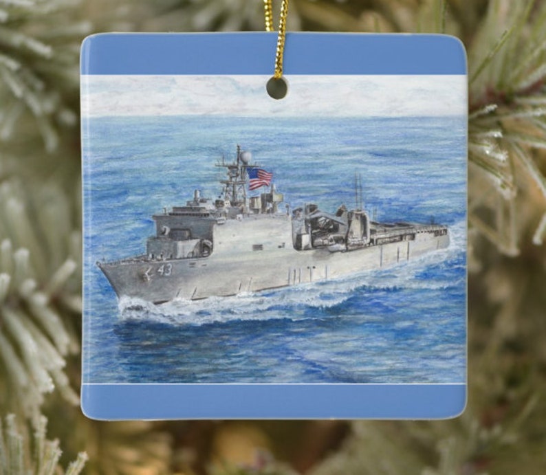 USS Fort Mchenry Ornament image 1