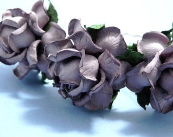 Dusty Purple Floral Rose Hair Pin Set/ Bridal/ Wedding Hair Accessories/ Bridesmaid Hair Pin/ Wedding Flower Pins F028