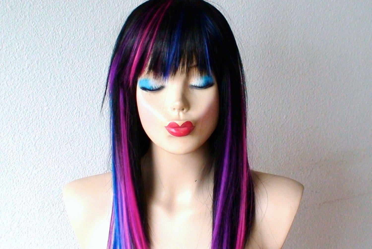 galaxy colored wigs