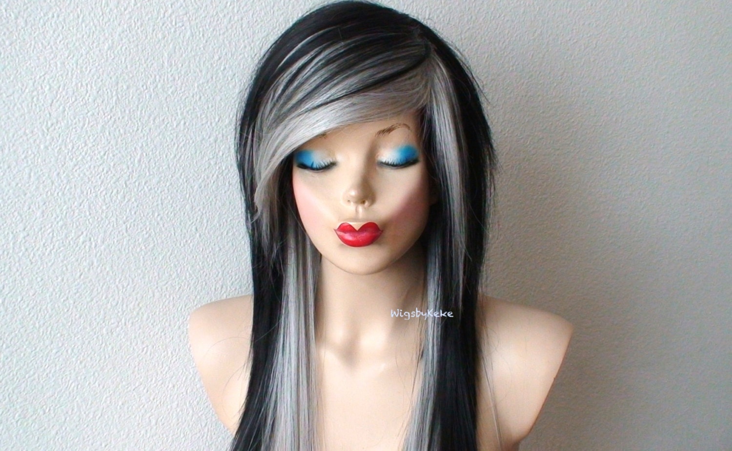 Black Grey Emo Wig. 28 Straight Layered Hair Side Bangs - Etsy Norway Black Grey Emo Wig. 28 Straight Layered Hair Side Bangs - Etsy Norway