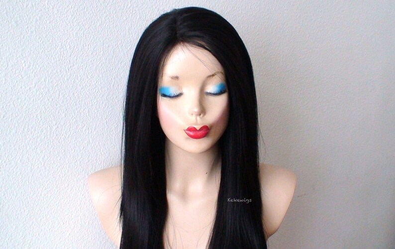 black wig etsy