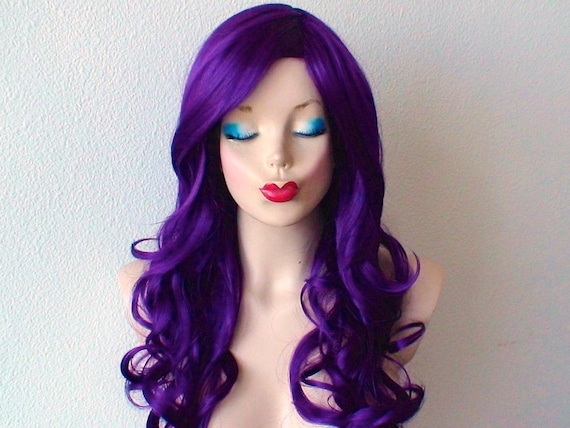 Etsy top purple wig