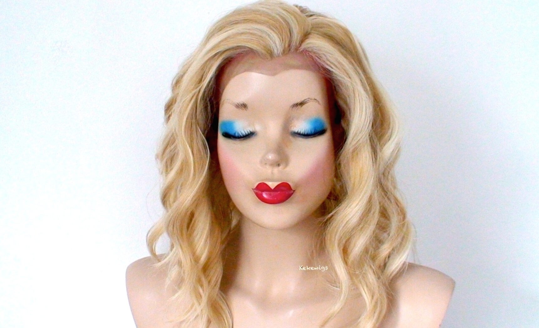 blonde wig etsy