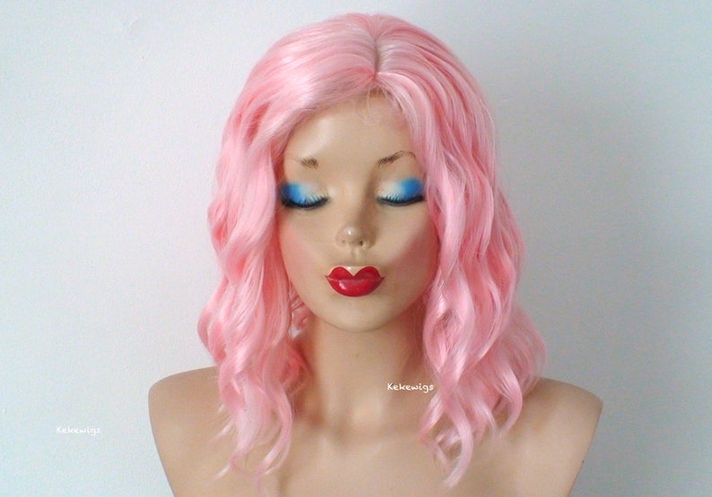 Blue and Pink Short Hair Wigs - wide 5