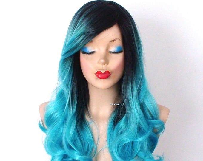 Long Blue Hair Wig - wide 1