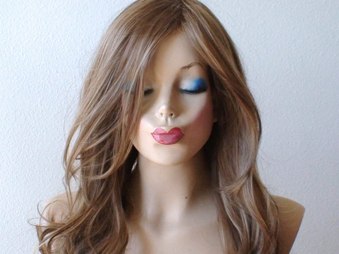 26" Light Brown Curly Wig: Heat-Friendly Synthetic Hair