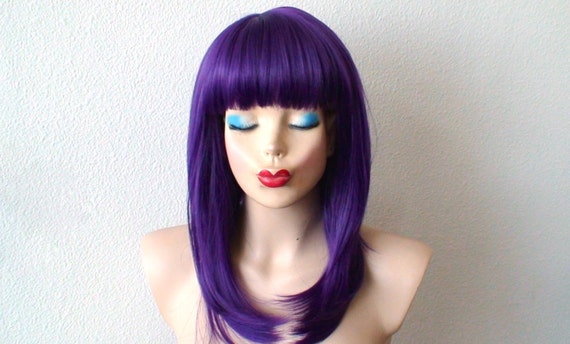 perruque violette