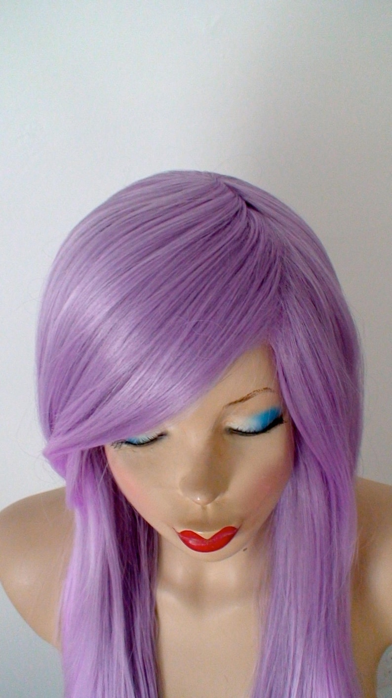 Lavender Ombre Wig. Scene/emo Hair Wig. Pastel Lavender Wig. Etsy Sweden