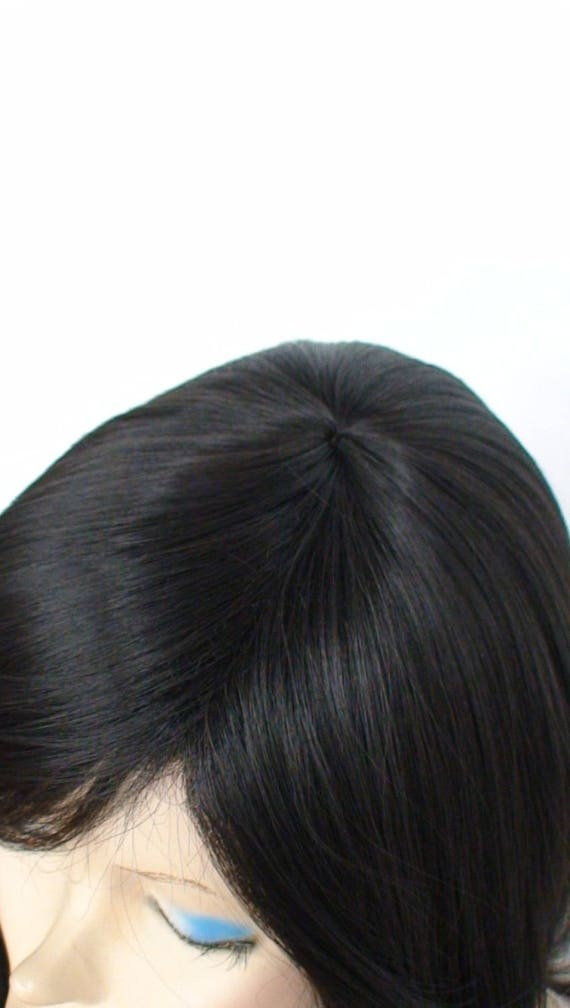 Black Gray Ombre Wig Long Wavy Hairstyle Long Side Bangs Wig Durable Black Silver Grey Wig For Daily Use Or Cosplay