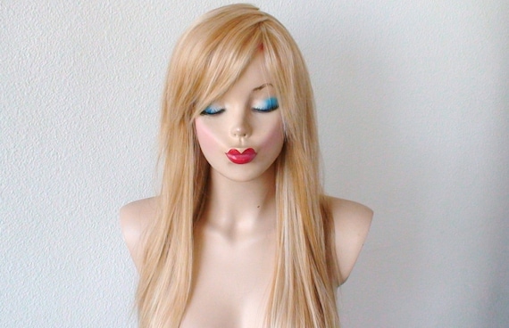Blonde Wig Straight Blonde Hair With Soft Layers Wig Synthetic Wig For Women Everyday Wig Cosplay Wig