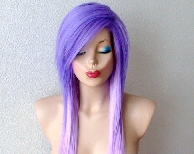 Lavender / Lilac Wig. Scene Wig. Pastel Light Purple Ombre Etsy