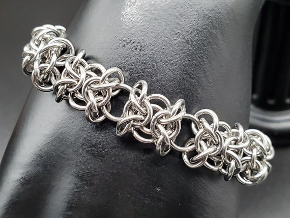 Orc Weave Bracelet Stainless Steel Jewelry Chain Maille | Etsy