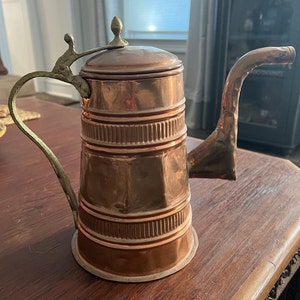 Vintage Copper Coffee Pot IMAX 1714 Turkey