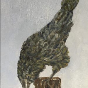 Huntin&#39; breakfast Original oil on stretched canvas