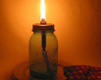 Mason Jar (Tiki) Torch/Lantern #5