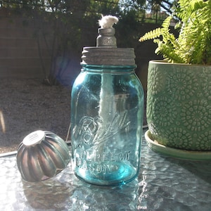 Mason Jar (Tiki) Torch/Lantern #1