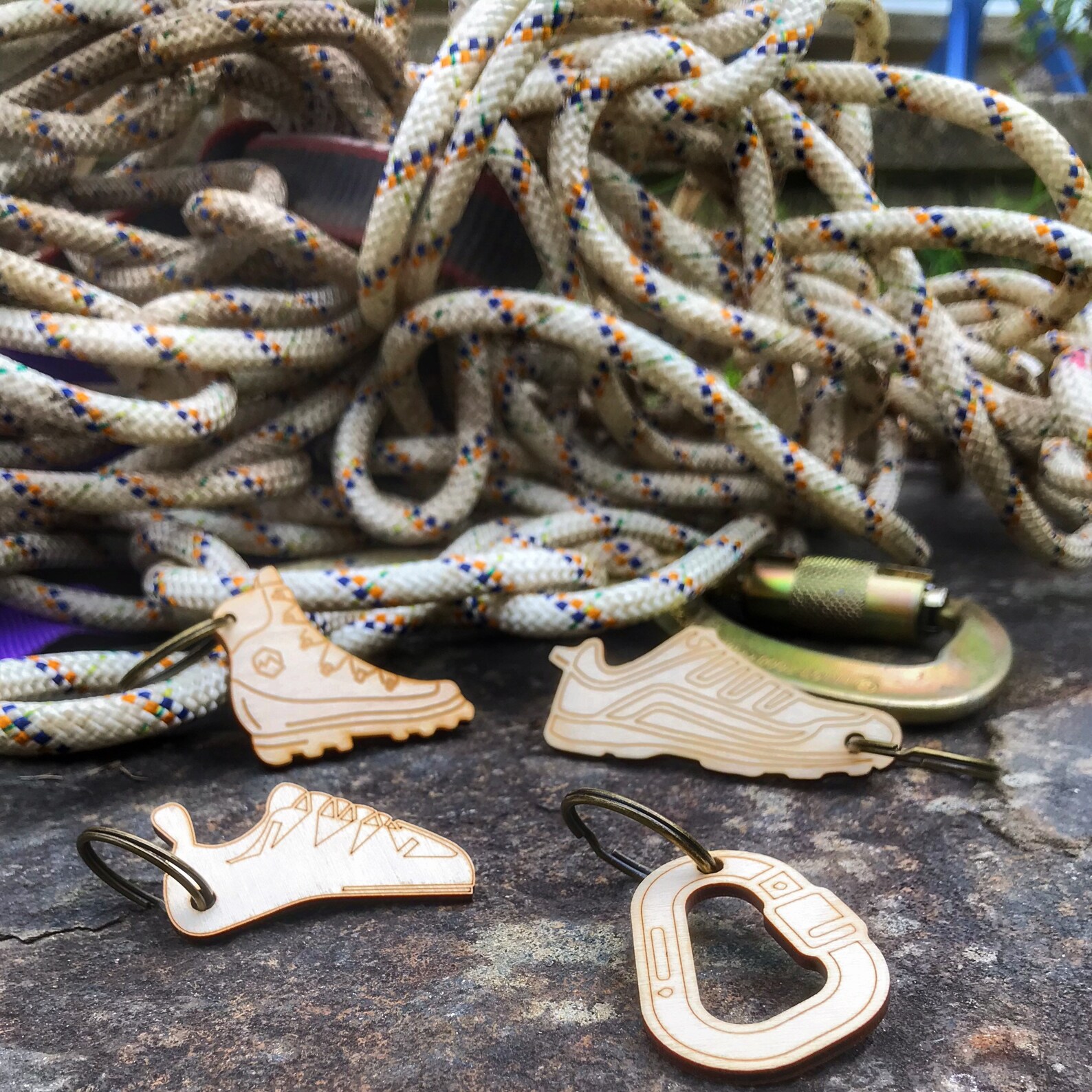 Wooden Hiking Boot Keyring. Sustainable Keyfob. House and Car Etsy