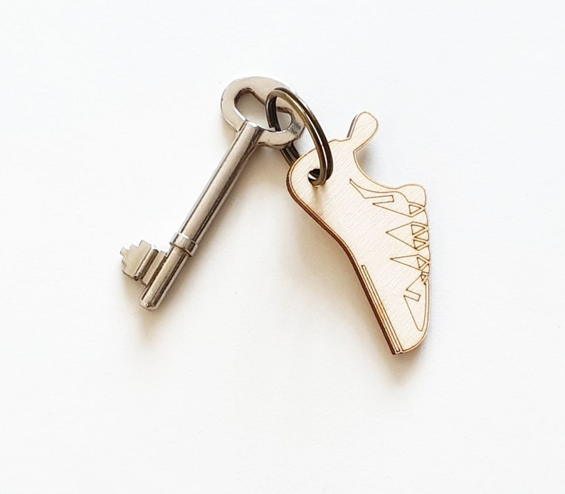 Wooden Climbing Carabiner Keyring Climbing Shoe Keychain Etsy Canada