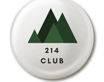 Wainwright 214 Club Badge: Lake District Fell Walking Pin