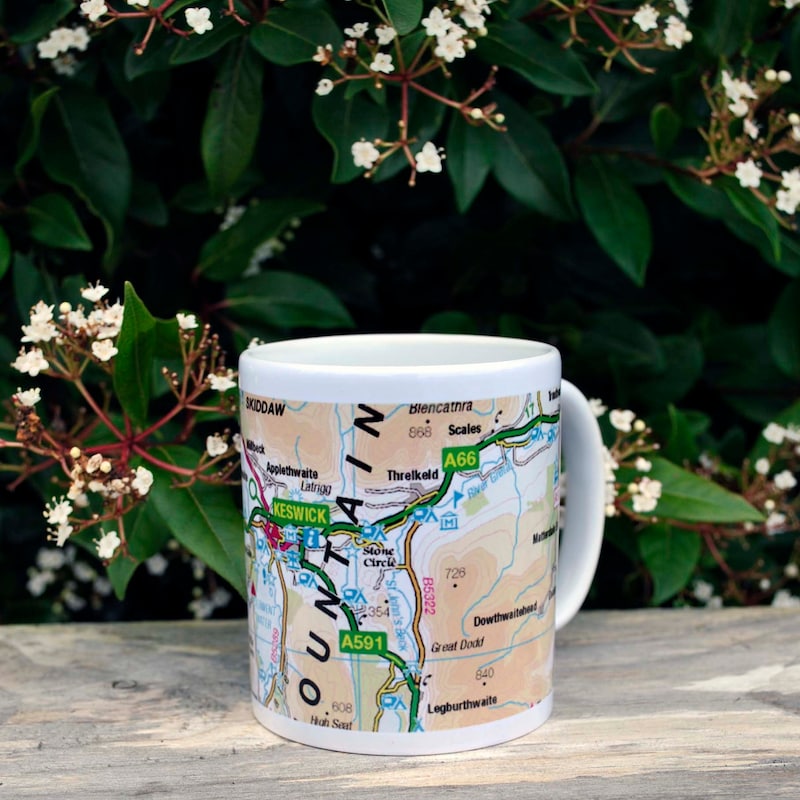 Handmade Map Mug - Etsy UK