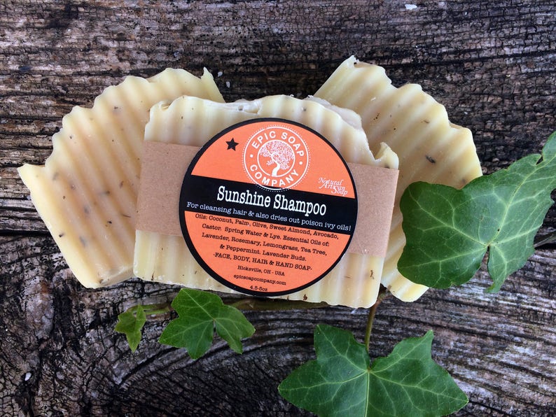 SUNSHINE SHAMPOO-Mechanical Hands & Grime Degreaser-Dries out Poison Ivy-Hair-