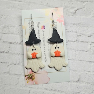 Ghost Dangle Earrings, nickel free!