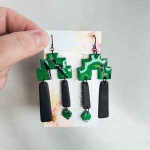 Palm Springs Collection Polymer Clay Earrings, handmade and nickel free!
