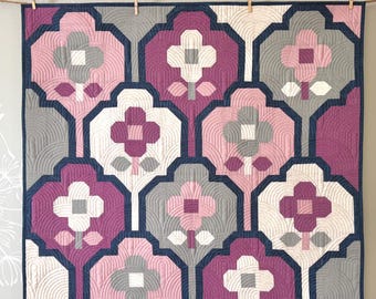Wallflower lap size quilt