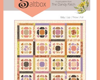 Saltbox Quilt Pattern - PDF Download