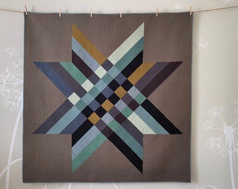 Star Crossed throw size quilt