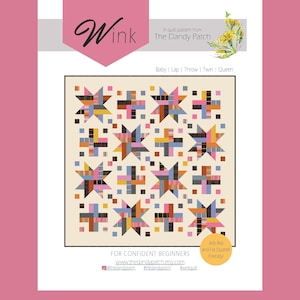 Wink Quilt Pattern - PDF Download
