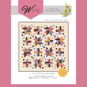 Wink Quilt Pattern - PDF Download