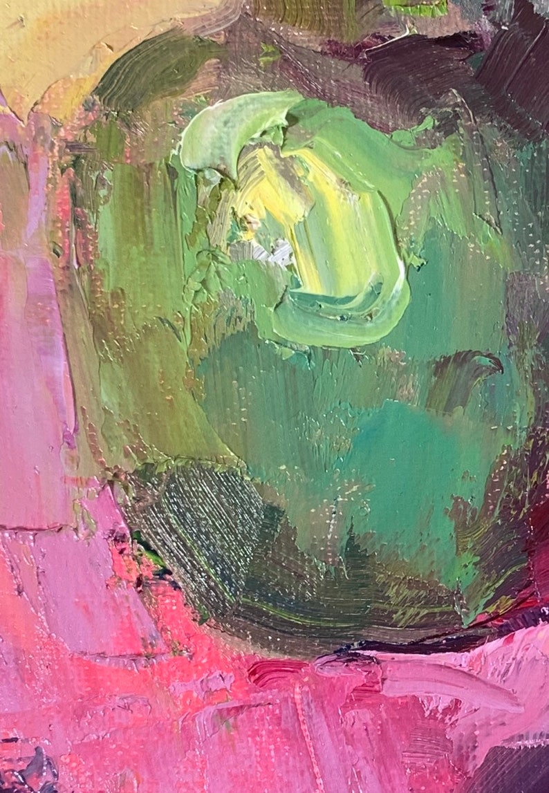 5 X 7 lila Pflaume Küche Malerei bunte Stillleben | Etsy