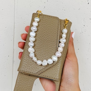 Pulsera con cuentas para teléfono, correa para teléfono, llavero, cadena para teléfono, accesorio moderno para teléfono celular, dije para teléfono con cuentas, regalo para novia
