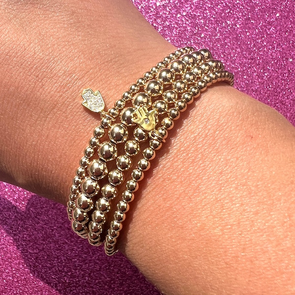 Gold Hamsa Bracelet Etsy