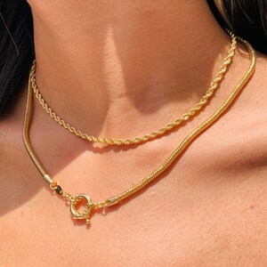 18K Gold Filled Seil Kette,Gold Seil Halskette,zierliche Halskette,Frauen Halskette,Dünne Seil Kette,Layering Halskette,Lange Gold Kette,Seil Choker