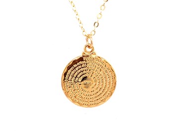 Catholic,Gold Filled,Padre Nuestro Charm,Our Father Prayer Charm,Fathers Prayer Charm,Religious Medals,Our Father Pendant,Catholic Pendant