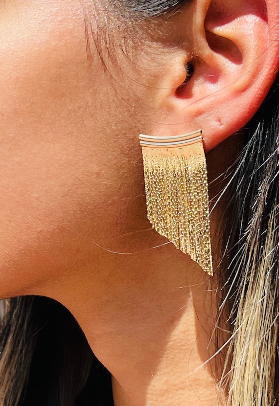 Lot De Bijoux Designer - Collier 20 Pouces Et Boucles D'oreilles, Occasion En Bon état