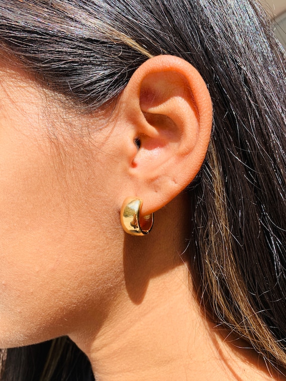 Small Gold Hoop Earrings Golden | Parfois