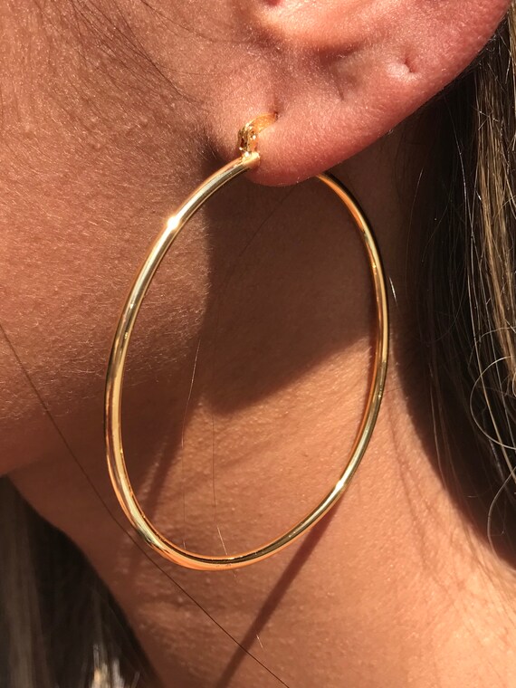 Orecchini A Cerchio In Acrilico, Colorati E Leggeri, Diametro 27mm, Per Donna E Ragazza, Stile Moda