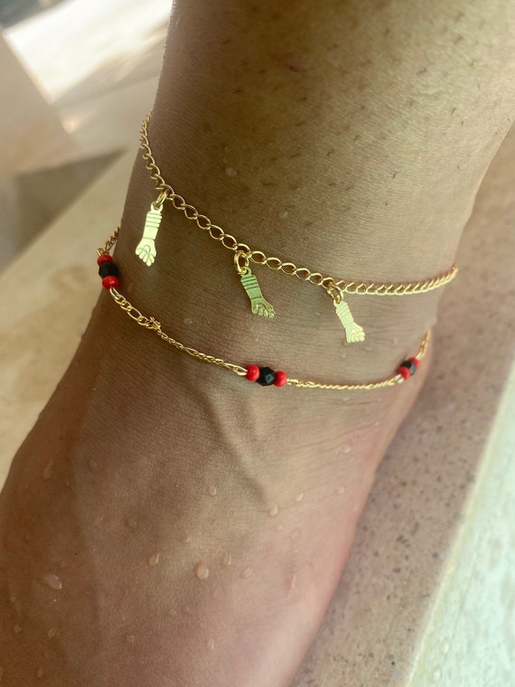 Azabache anklet deals