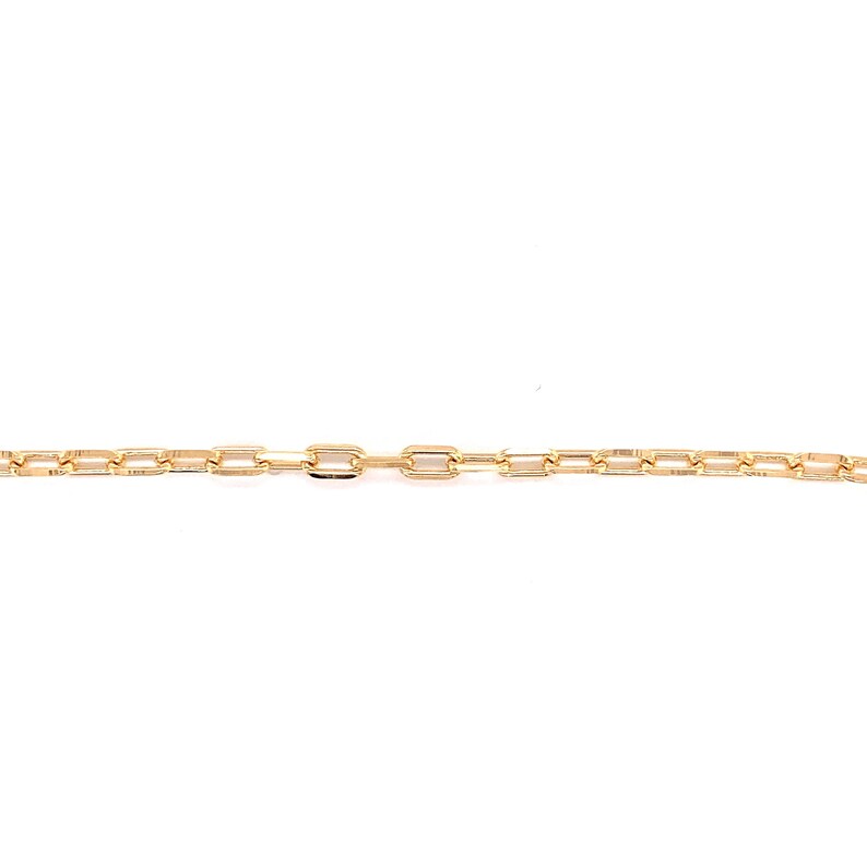 18K Rectangle Link Gold Anklet,Anklets for Women,Anklets,Paperclip Link Anklet,Gold Filled Anklet,Dainty Gold Anklet,Minimalist Jewelry,Gift