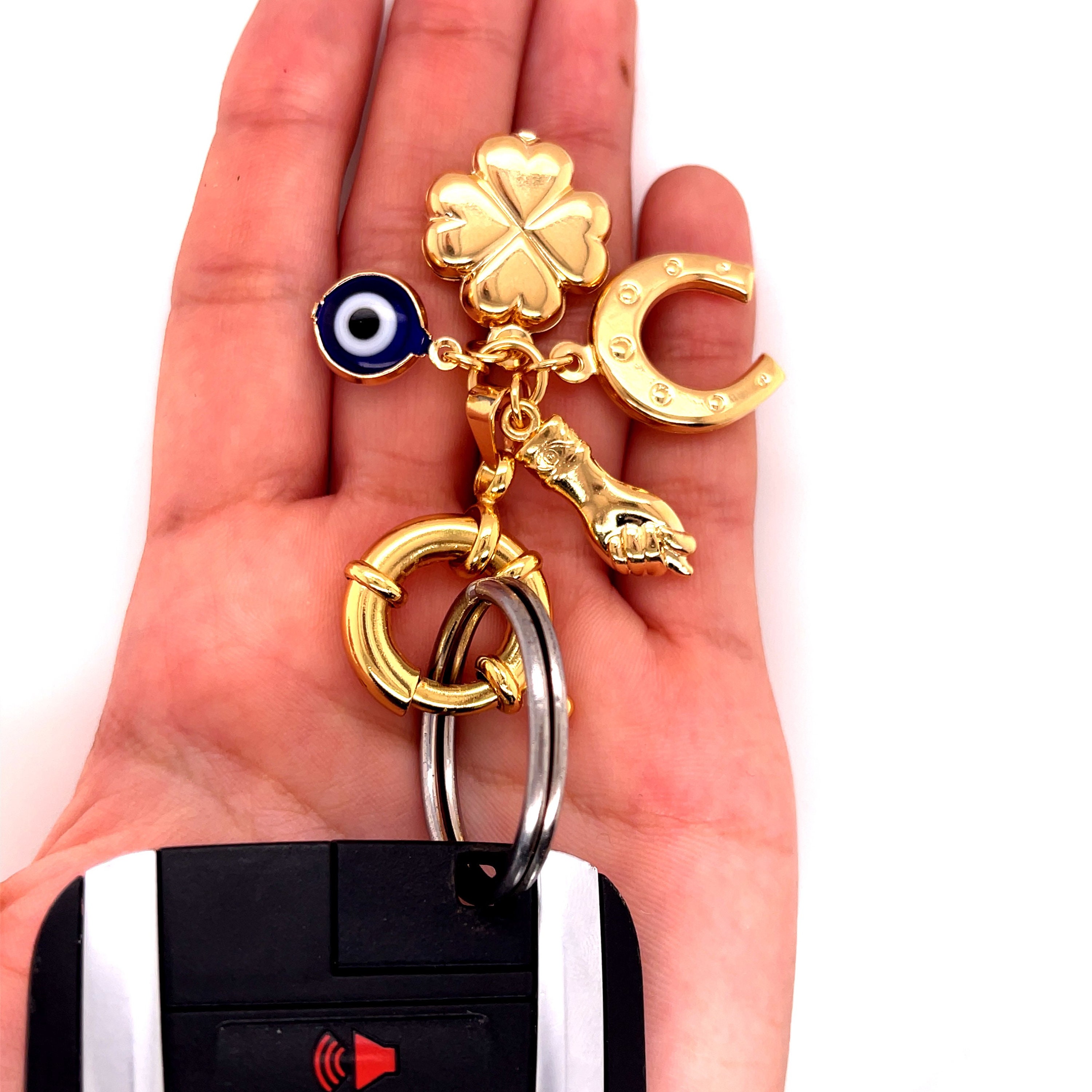 Lucky Charm Keychain Minimal AccessoriesGood luck Keychain Etsy